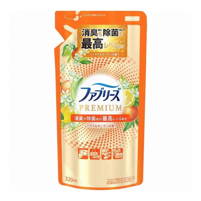 【単品27個セット】 P&G ファブリーズW除菌+消臭 プレミアム シトラス&ガーデンの香り つめかえ(代引不可)【送料無料】 12,322円