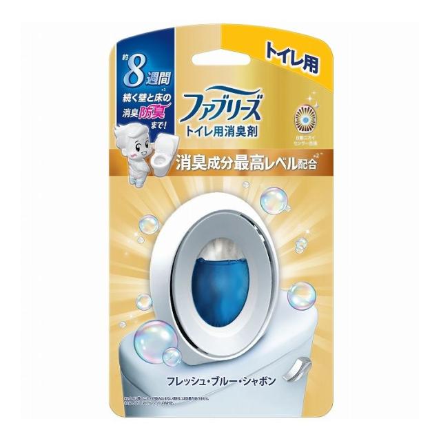 【単品27個セット】 P&G ファブリーズW消臭 トイレ用消臭剤 消臭成分最高レベル フレッシュ・ブルー・シャボン(代引不可)【送料無料】の通販は