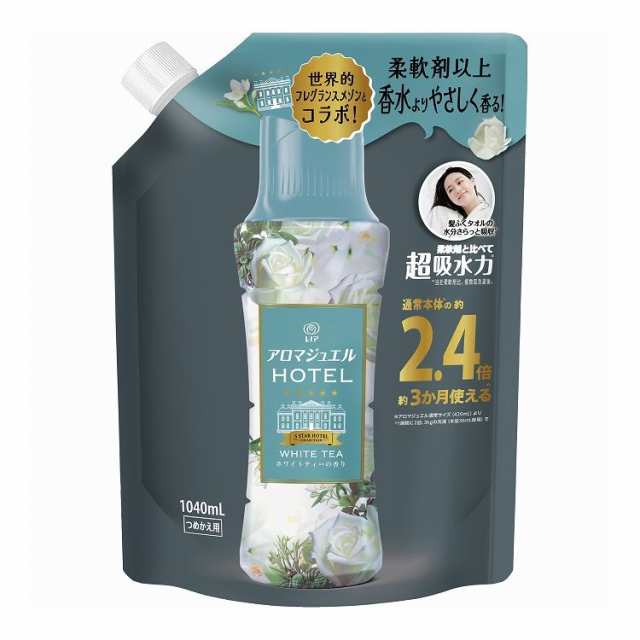【単品16個セット】 P&G レノアアロマジュエル ホワイトティーの香りつめかえ用特大サイズ(代引不可)【送料無料】の通販は
