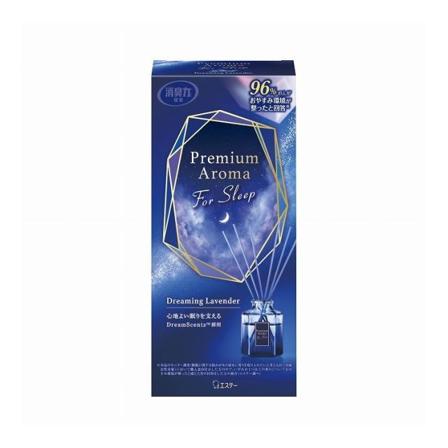【単品26個セット】 エステー お部屋の消臭力 Premium Aroma For Sleep Stick 本体 ドリーミングラベンダー(代引不可)【送料無料】の通販は