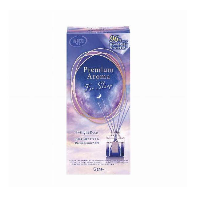 【単品21個セット】 エステー お部屋の消臭力 Premium Aroma For Sleep Stick 本体 トワイライトローズ(代引不可)【送料無料】の通販は 12,544円