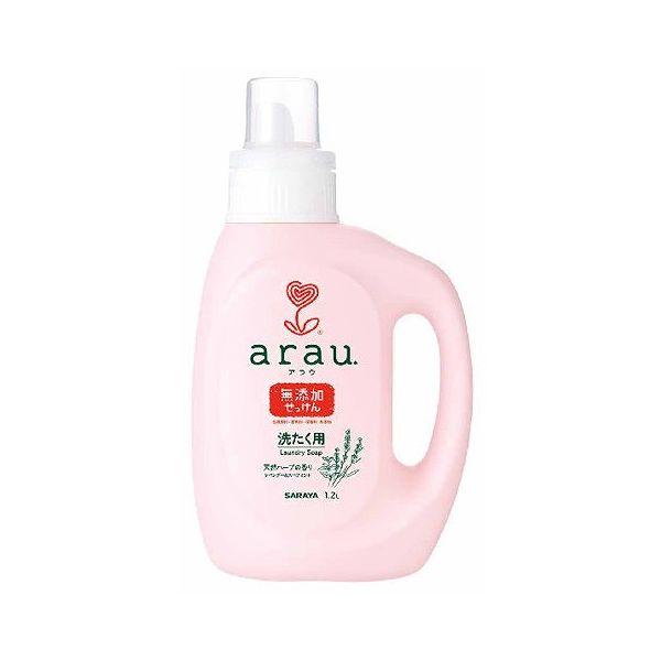 【単品18個仕かける】 サラヤ アラウ 洗たく用せっけん 1.2l(代引不可)【貨物輸送無料】