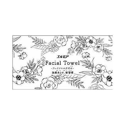 【単品28個セット】 カミ商事 エルモア フェイシャルタオル 50枚(代引不可)【送料無料】