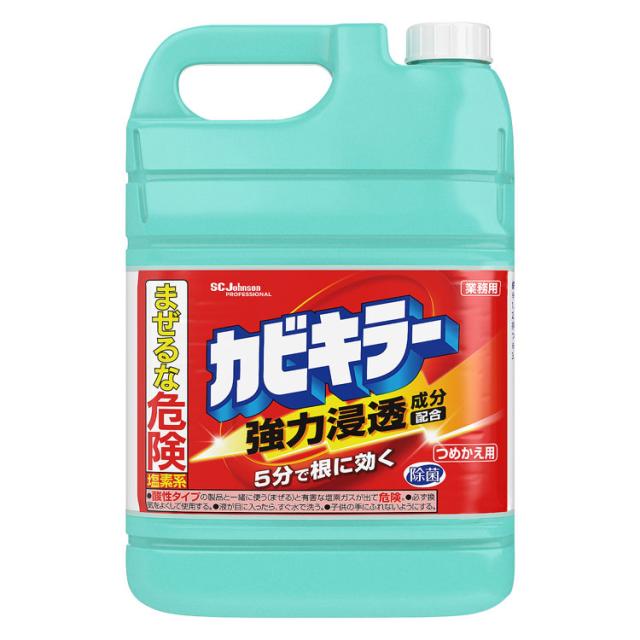 【単品4個セット】 ジョンソン カビキラー つめかえ 業務用(代引不可)【送料無料】