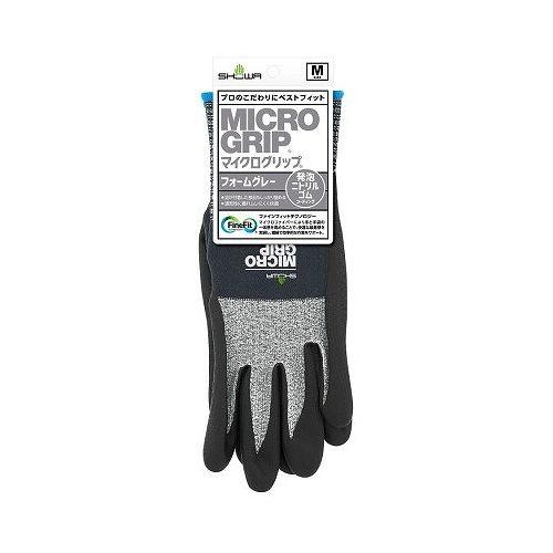 【単品18個セット】 ショーワグローブ #381 マイクログリップ フォームグレー M(代引不可)【送料無料】