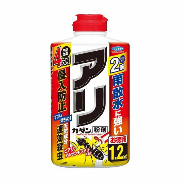 【単品12個セット】 フマキラー カダンアリカダン粉剤1.2kg(代引不可)【送料無料】