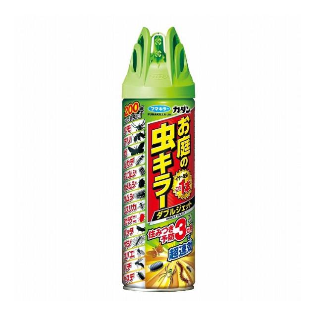 【単品15個セット】 フマキラー カダンお庭の虫キラーダブルジェット450ml(代引不可)【送料無料】の通販は