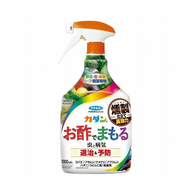 【単品8個セット】 フマキラー カダンお酢でまもる1000ml(代引不可)【送料無料】