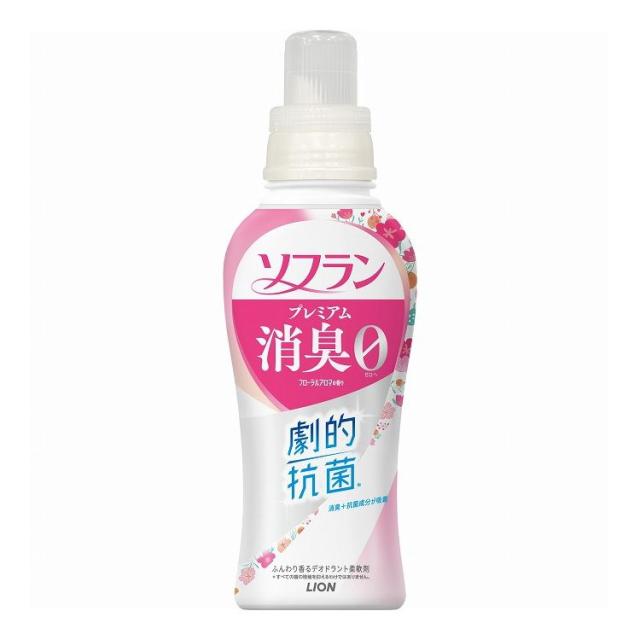 【単品22個セット】 ライオン ソフラン プレミアム消臭 フローラルアロマの香り 本体 510ml(代引不可)【送料無料】