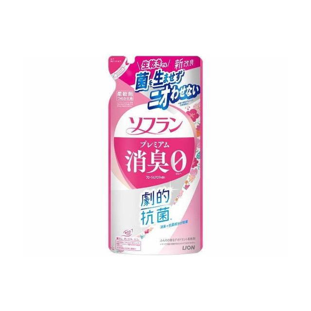 【単品24個セット】 ライオン ソフラン プレミアム消臭 フローラルアロマの香り つめかえ用 380ml(代引不可)【送料無料】の通販は 6,239円