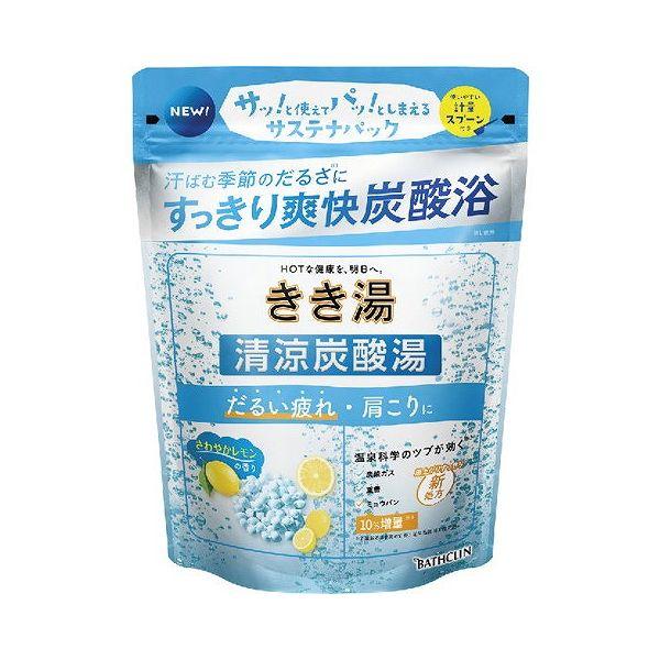 【単品14個仕かける】 バスクリン きき湯冷やりとした炭酸湯 口さかしい檸檬の芳ばしさ 360g(代引不可)【貨物輸送無料】