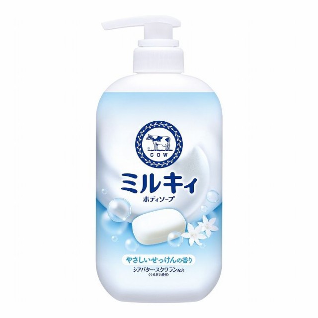 【単品12個セット】 牛乳石鹸共進社 ミルキィボディソープ やさしいせっけんの香り ポンプ付(代引不可)【送料無料】の通販は 5,153円