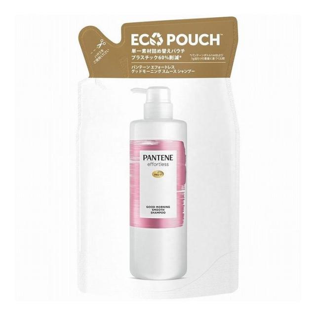 【単品12個セット】 P&G パンテーン エフォートレス グッドモーニングスムース シャンプー 詰替 350ML(代引不可)【送料無料】