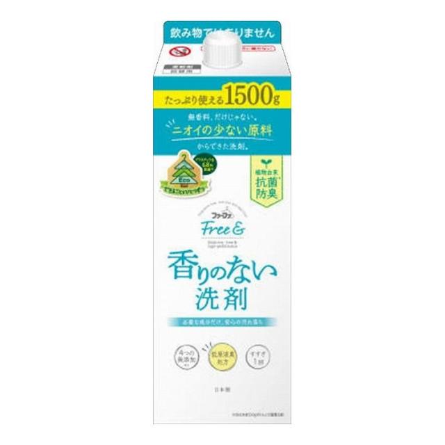 【単品9個セット】 NSファーファ ファーファ フリーアンド液体洗剤 1500g詰替(代引不可)【送料無料】