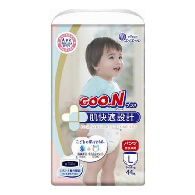 【単品3個セット】 大王製紙 グ~ンプラス肌快適設計 パンツLサイズ 44枚(代引不可)【送料無料】の通販は