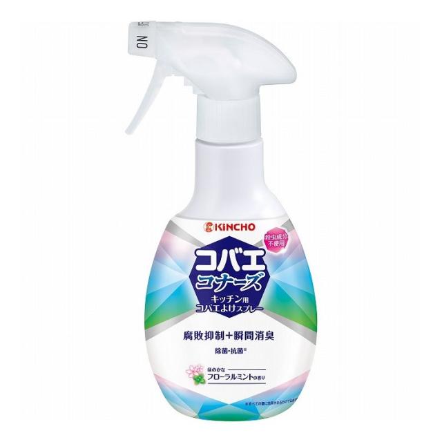 【単品21個セット】 大日本除虫菊 コバエコナーズキッチン用スプレー250ML フローラルミントの香り(代引不可)【送料無料】の通販は