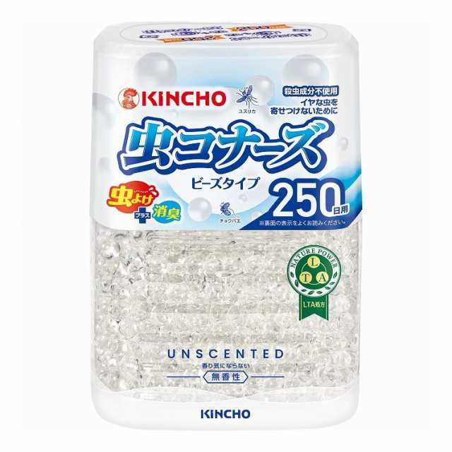 【単品24個セット】 大日本除虫菊 虫コナーズビーズタイプ250日 無香性(代引不可)【送料無料】