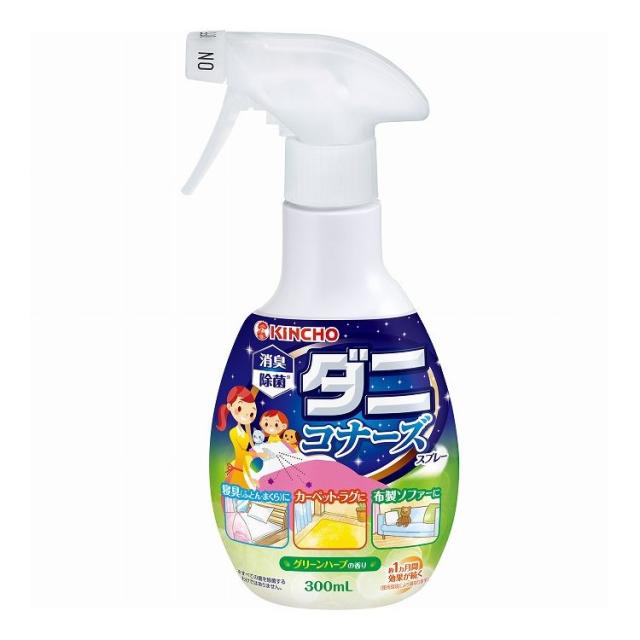 【単品15個セット】 大日本除虫菊 ダニコナーズスプレーV300ML(代引不可)【送料無料】