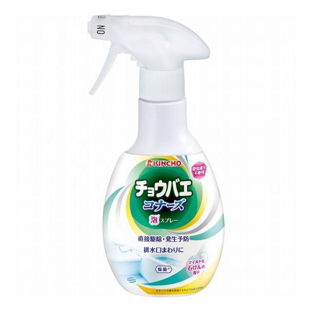 【単品17個セット】 大日本除虫菊 チョウバエコナーズ泡スプレーV300ML(代引不可)【送料無料】