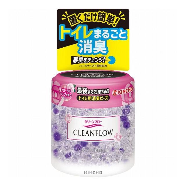 【単品29個セット】 大日本除虫菊 クリーンフロートイレ用消臭ビーズ60日フローラルソープの香り(代引不可)【送料無料】