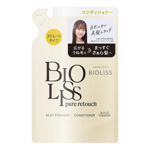 【単品12個セット】 サロンスタイル ビオリス ピュアレタッチ うねさぁら ヘアコンディショナー つめかえ(代引不可)【送料無料】