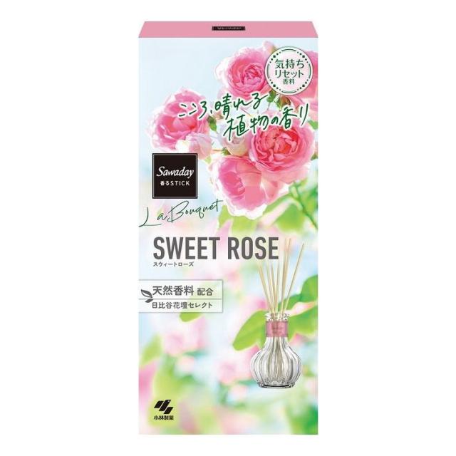 【単品14個セット】 Sawaday香るStickLaBouquetスウィートローズ(代引不可)【送料無料】