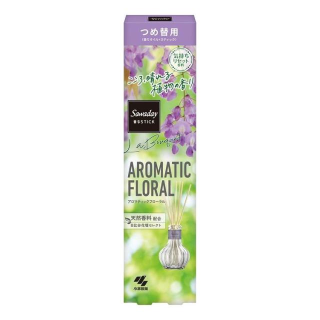 【単品12個セット】 Sawaday香るStickLaBouquetつめ替用 アロマティックフローラル(代引不可)【送料無料】の通販は 5,552円