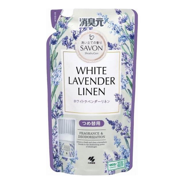 【単品14個セット】 消臭元SAVON つめ替用 ホワイトラベンダーリネン(代引不可)【送料無料】の通販は