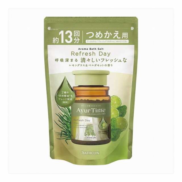 【単品8個セット】 アーユルタイム リフレッシュデイ つめかえ用(代引不可)【送料無料】の通販はその他入浴剤
