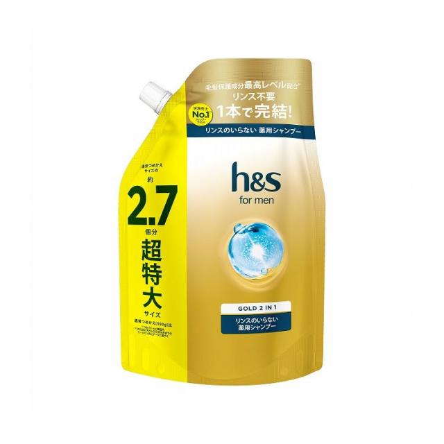 【単品7個セット】HSFORMENゴールド2IN1シャンプー超特大サイズ(代引不可)【送料無料】