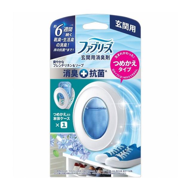 【単品12個セット】ファブリーズ玄関用消臭剤+フレンチリネン&ソープ本体(代引不可)【送料無料】の通販は 8,249円