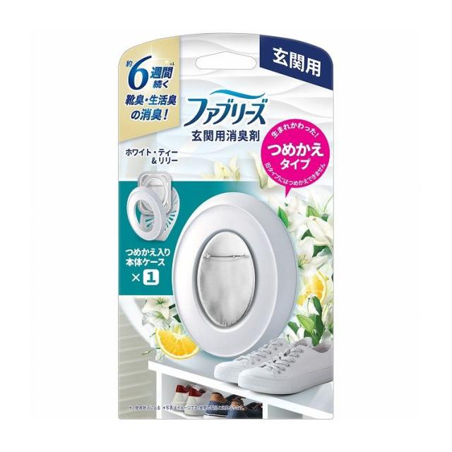 【単品18個セット】ファブリーズ玄関用消臭剤ホワイト・ティー&amp;リリー本体(代引不可)【送料無料】