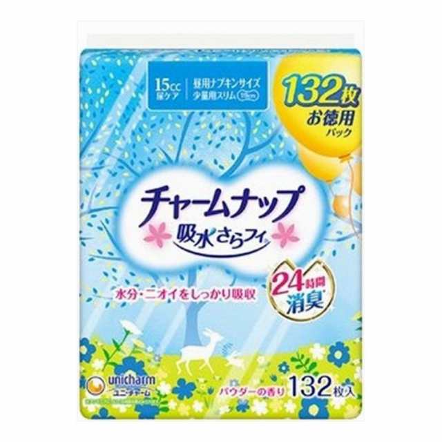 【単品6個セット】 ユニ・チャーム チャームナップ少量用132枚(代引不可)【送料無料】の通販は