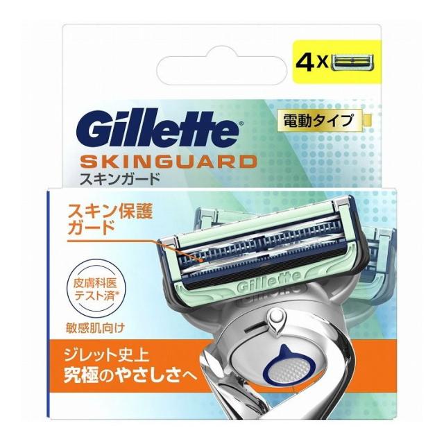 【単品24個セット】 P&G スキンガードパワー替刃4B(代引不可)【送料無料】の通販は 37,377円