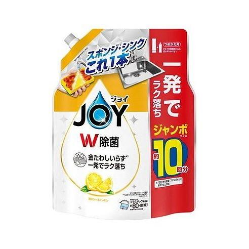 【単品4個セット】 除菌ジョイコンパクトぜい沢シトラスレモンの香り詰替ジャンボサイズ P&Gジャパン(代引不可)【送料無料】