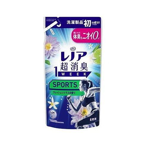 【単品18個セット】 レノア超消臭1weekSPORTSフレッシュシトラスの香りつめかえ用 P&Gジャパン(代引不可)【送料無料】