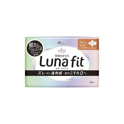 【単品6個セット】 エリス素肌のきもちルナフィット(多い昼~ふつうの日用)羽つき 大王製紙(代引不可)【送料無料】