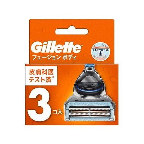 【単品16個セット】 ジレットフュージョンボディ替刃3B P&Gジャパン(代引不可)【送料無料】
