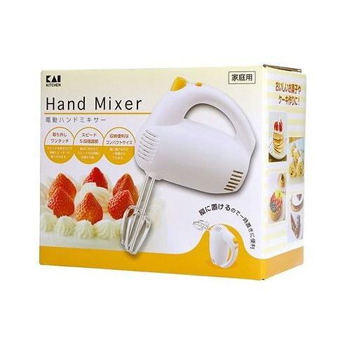 【単品4個セット】 DL0501 電動ハンドミキサー 貝印(代引不可)【送料無料】