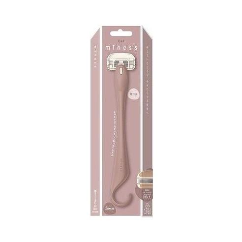 【単品14個セット】 GA0132 miness 背中用カミソリ 貝印(代引不可)【送料無料】