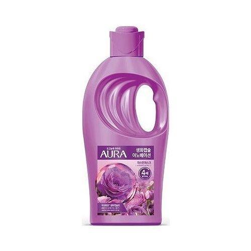 【単品10個セット】 トイレタリージャパン 香りサフロン 柔軟剤 AURA生花カプセル ジャスミンムスク 本体 柔軟剤 ハーバルフローラル 洗濯 大容量 韓国(代引不可)【送料無料】