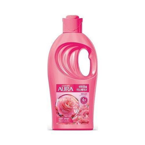 【単品12個セット】 トイレタリージャパン 香りサフロン 柔軟剤 AURA生花カプセル ピオニーローズ 本体 柔軟剤 ハーバルフローラル 洗濯 大容量 韓国(代引不可)【送料無料】