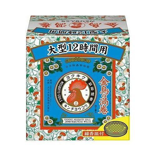 【単品5個セット】 大日本除虫菊 金鳥の渦巻大型 12時間用 40巻(代引不可)【送料無料】