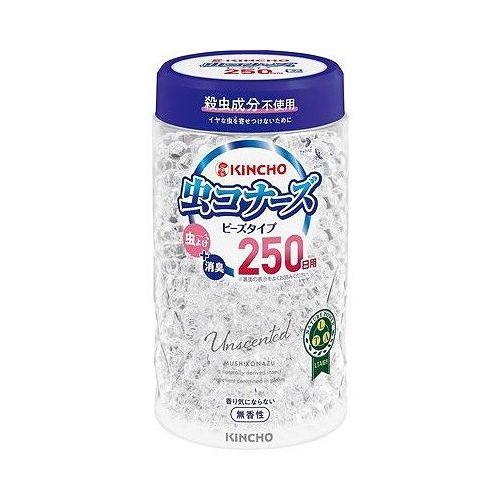 【単品12個セット】 大日本除虫菊 虫コナーズ ビーズスリムタイプ 250日 無香性(代引不可)【送料無料】