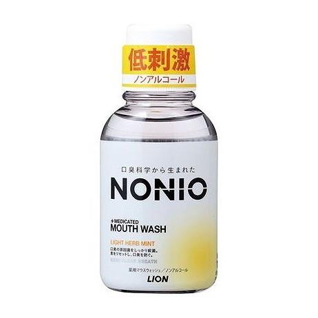【単品6個セット】 NONIO(ノニオ) マウスウォッシュ ノンアルコール ライトハーブミント ライオン(代引不可)