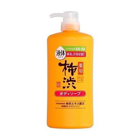 【単品2個セット】 四季折々 薬用 柿渋 ボディソープ 本体 600ml 熊野油脂(代引不可)