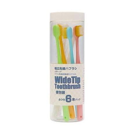 幅広先細ハブラシ 6P K.K物産(代引不可)