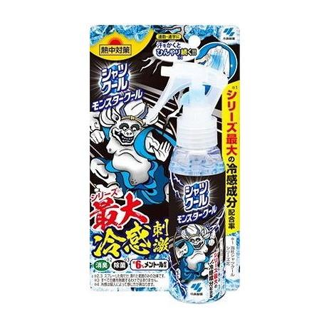 【単品10個セット】 熱中対策 シャツクール モンスタークール 100ml 小林製薬(代引不可)【送料無料】