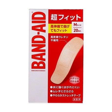 バンドエイド 超フィット Mサイズ 20枚 JNTLコンシューマーヘルス(代引