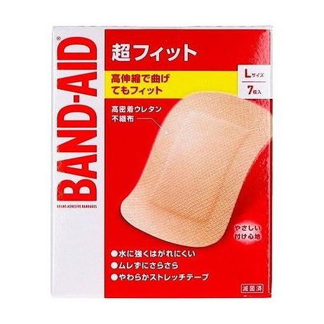 バンドエイド 超フィット Lサイズ 7枚 JNTLコンシューマーヘルス(代引不可)